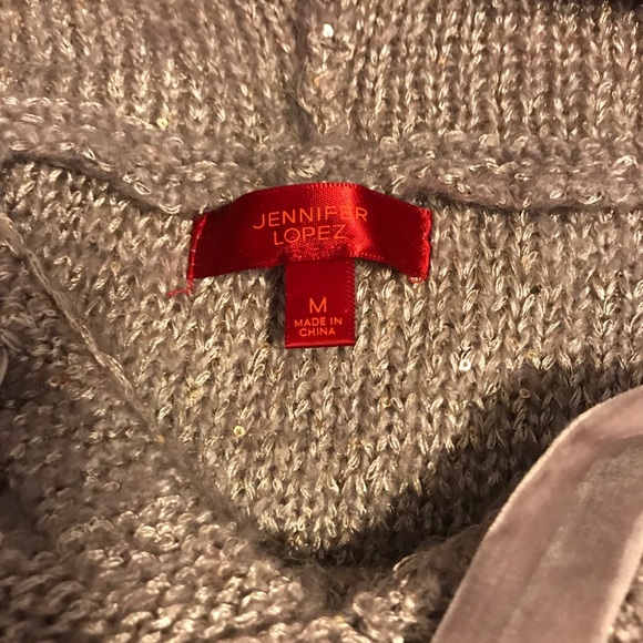 EUC Jennifer Lopez Pink Champagne Sweater - Picture 3 of 4